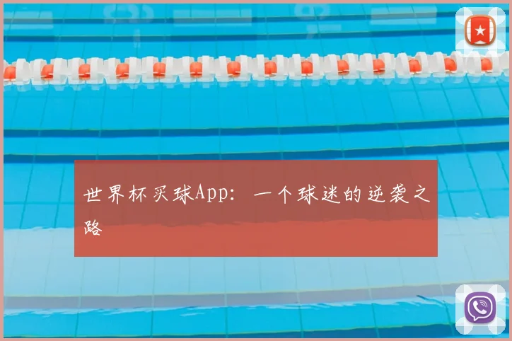 世界杯买球App:一个球迷的逆袭之路